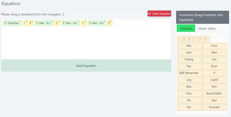 Equation Builder / Steam Tables